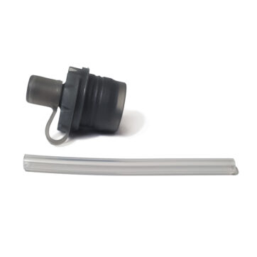 Grey straw spout lid